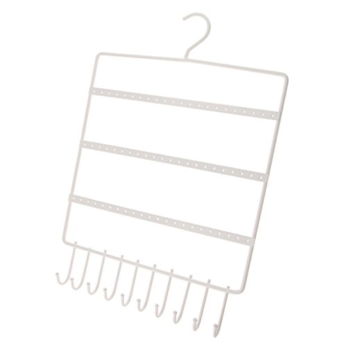 gazechimp Suporte De Parede Suporte Para Rack De 120 Furos Suporte Para Vitrine Organizador De Jóias