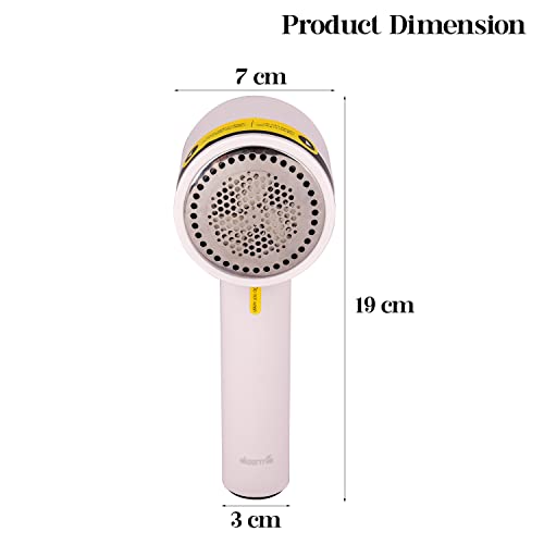 Deerma DEM-MQ813W Rechargeable Lint Remover Long Lasting Battery Life, Best Fabric Shaver for Daily Convenience