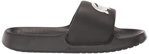 Image of Lacoste Women's Serve Slide, Black /White, 10