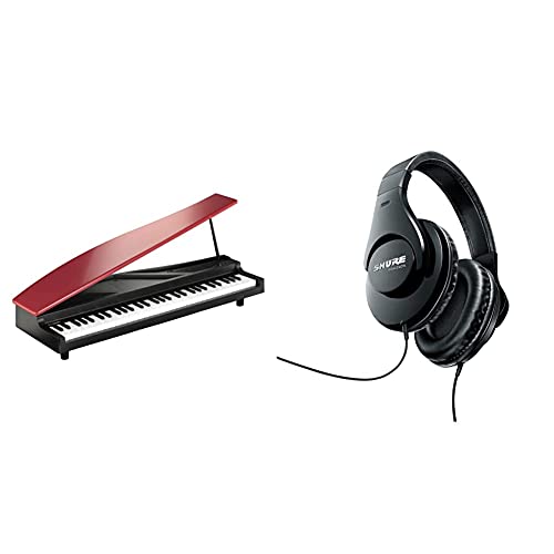 KORG MICROPIANO マイクロピアノ/ミニ鍵盤61/自動演奏【レッド】 Amazon | 【練習時に使えるヘッドフォンとのセット販売】KORG