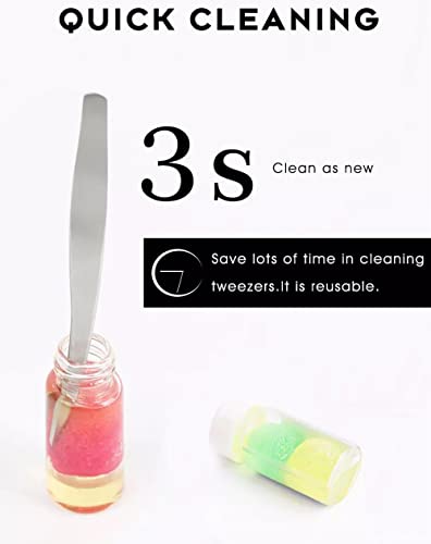 1-Bottle-Eyelash-Extension-Tweezers-CleanerLiquid-Glue-Remover-and-Sponge-Ball-For-Lash-Extension-Tools