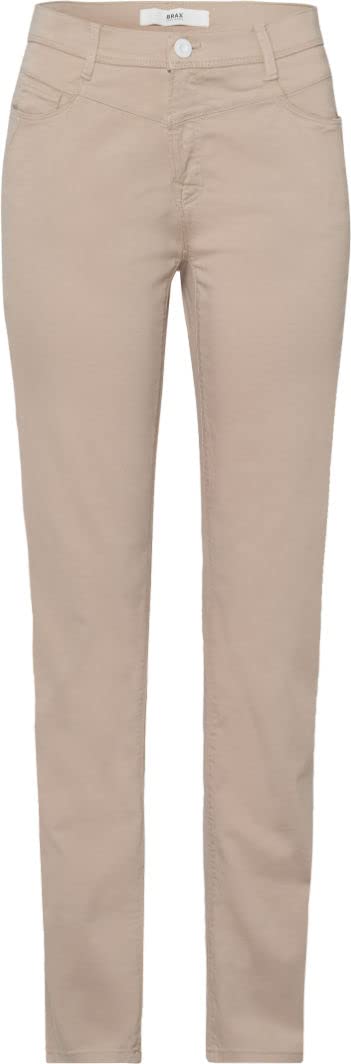 BRAX Women's Style Mary Superior Cotton Trousers, Sand, 36W x 32L
