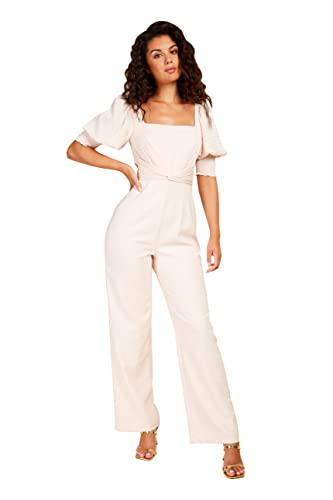 Mono Jsuit Textura Cruda Little Mistress Ideal para Eventos y Citas de Tarde