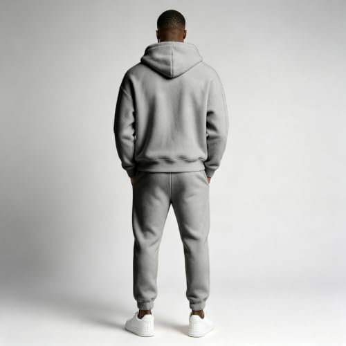 Sweatsuits for Men Oversized Fleece Hoodie and Sweatpants Set Tracksuit - image 4