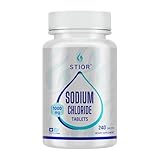 STIOR Pure Sodium Chloride Tablets 1000mg | 240 Count Salt Supplement | GMP Certified USA Facility, Third-Party Tested | Vegan, Non-GMO, Gluten Free, No Allergens & Artificial Additives