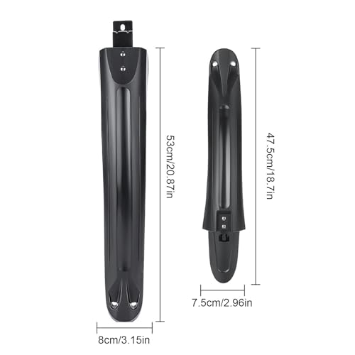 Kit de guardabarros para bicicletas de carretera Mtbs para rodar seguro bajo la tormenta 2