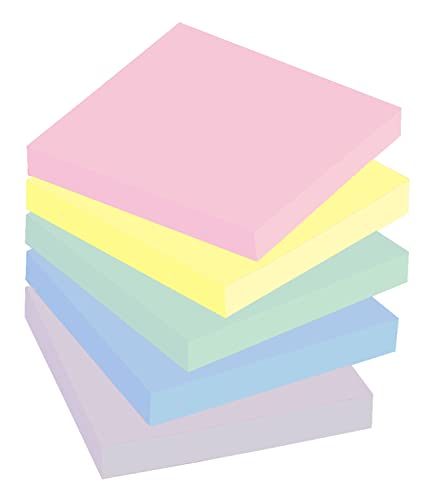 Image of Post-it Greener Notes, 3 in x 3 in, Helsinki Collection, 24 Pads /Pack, 100 Sheets /Pad (654RP-24AP)