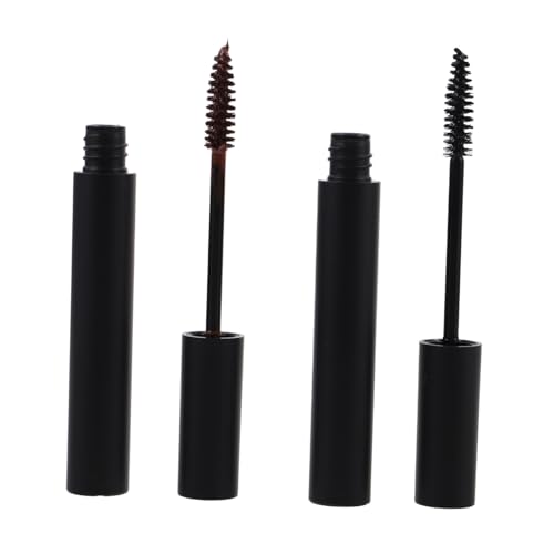 GANAZONO 2 Stück Männer Bart Und Augenbrauenfärbe Temporäre Haarfarbe Mit Präzisem Pinsel Schwarz Braun Einweg Für Mehr Fülle Und Definierte Konturen