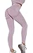 UMIPUBO Leggins Sportivi Donna Fitness Leggings Push up Vita Alta Anticellulite Pantaloni Elastici Collant Yoga Pants Controllo Pancia per Palestra, Allenamento, Corsa, Pilates (Viola, M)