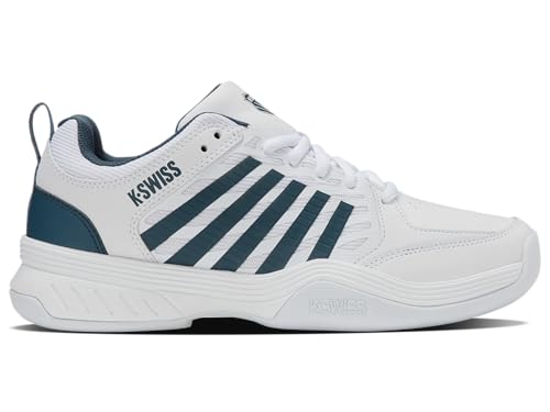 K Swiss Tennis Court Express 2 Carpet   Zapatillas de Tenis para Hombre, Color Blanco/Stargazer, Talla 40 EU