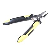 cutting pliers granny use diy supplies:electrical Precision Cutting Pliers 5\'\' Inch Micro Shears Upgraded Electrical Wire Stripper Diagonal Pliers With Shield Yellow