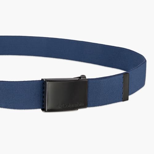 Image of Columbia Men's Military Plaque Buckle Fabric Belt- One Size 42 inch Length - Everyday and Outdoor Wear