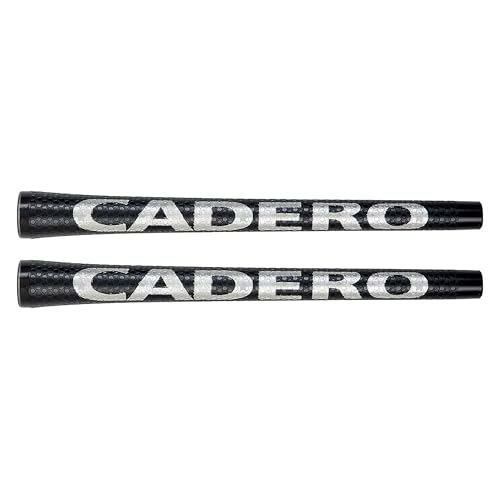 CADERO(カデロ) グリップ グリップ交換 AIR NER クリスタル標準ゴルフクラブグリップ アイアン ウェッジ ゴルフ クラブ (ブラック(2本))