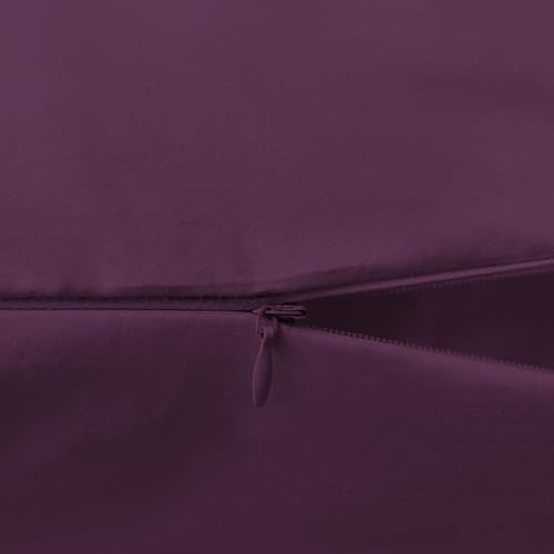Image of Elegant Comfort Luxury Ultra-Soft 1-Piece Body Pillowcase - 1500 Premium Hotel Quality Microfiber Double Brushed - Wrinkle Resistant, Body Pillowcase Size, Purple