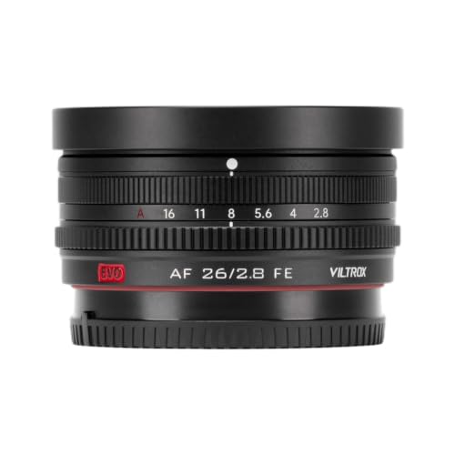 Image of VILTROX AF 26mm F2.8 EVO FE Full-Frame Large Aperture Autofocus Pancake Prime Cameras Lens for Sony E-Mount A7IV ZV-E1 A7CII A7RV FX3 A7SIII A7CR A7III A7C A1 A7RIV A9 A9II A7RIII ZV-E10