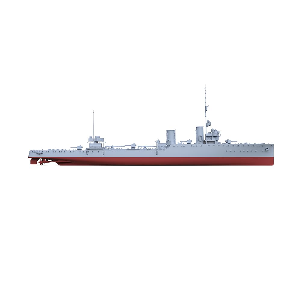 MRY-SFW SSC350605S-A 1/350 zestaw do budowy modeli wojskowych, włoski niszczyciel klasy Leone z 1938 r., pełny kadłub, segmentowany kadłub