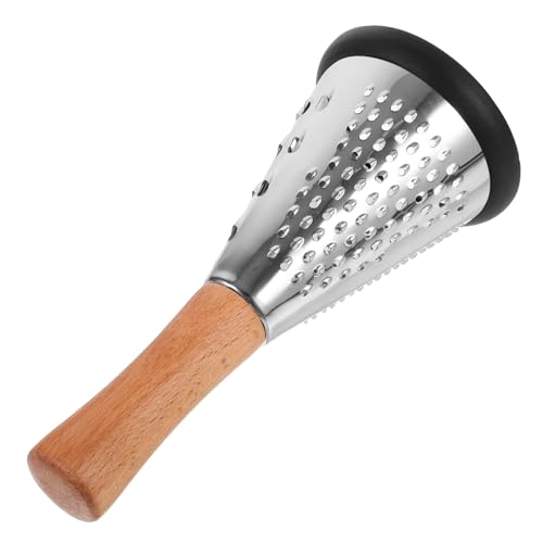 Rallador de queso metálico con mango ergonómico miniatura 1