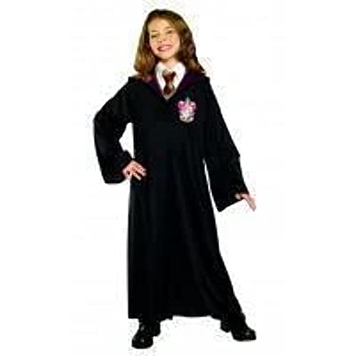 Rubies Disfraz Harry Potter para niños y niñas, Túnica con capucha unisex con su insignia de...