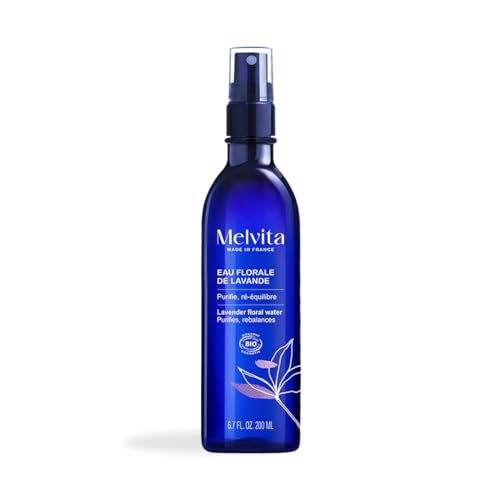 Melvita - Acqua Floreale di Lavanda - Lozione Tonica Purificante e Riequilibrante per Pelli Miste e Grasse - Spray 200 ml