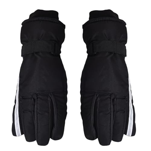 jiahesuw Warm Gloves for Women Men Water Proof Winter Activity Hand Gloves for Mountainclimbing Thickened Fleece Hand Protectors
