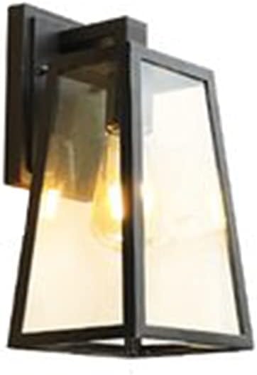 ZLL Outdoor Lamp Waterdichte Muurlamp Outdoor Villa Light Corridor Tuinlamp Buitenmuur Lamp Tuin Lamp Trap Lantaarn Lamp Balkon Lichte Deur Terras Lamp (Color : Black)