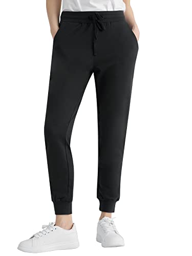 Weintee Women's Plus Size Petite Cotton Sweatpants with Pockets