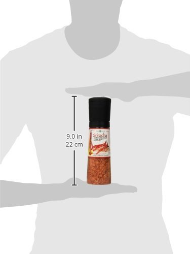 Miniatura 3 de Sriracha and Himalayan Pink Salt Seasoning - Molinillo jumbo ajustable, 13.5 onzas, paquete de 2 unidades