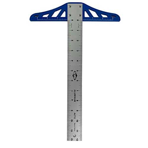 image for ALVIN ALT12 Aluminum Graduated T-Square Drawing and Design Tool for St