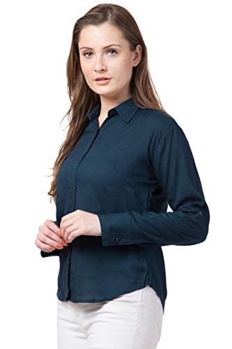 Image of FUNDAY FASHION Women's Rayon Blend Regular Fit Long Sleeve All Purpose Shirt