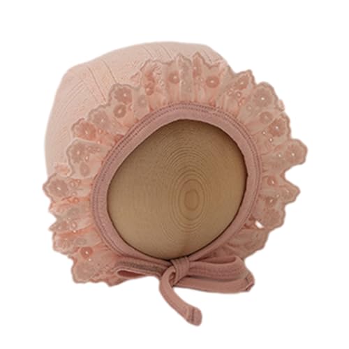 Princess Lace Hat Toddler Spring Sun Hat Little Girl Infant Soft Lace Up Hat Cotton Bonnet Baby Sun Protections Hat