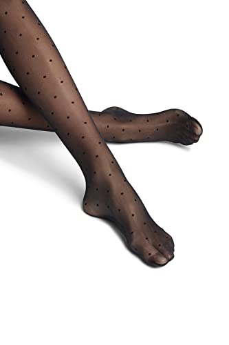 Image of FALKE Women's Dot Tights, Ultra Sheer 15 Denier, Dot Pattern, Trendy Stockings, 1 Pair