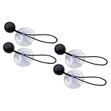 MARINE CITY Bungee Cord Suction Cup Boat Cover Tie Downs - Ideal for Trailers, Boat Covers, and Storage (Pack of 4)