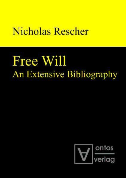Buy Free Will: An Extensive Bibliography — BookShops.in