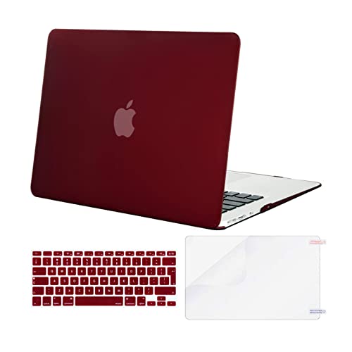 Macbook Air 13 Funda MOSISO Funda Dura Compatible con MacBook Air 13 (A1369/A1466, Versión 2010-2017), Rígida Carcasa Protector & Piel de...