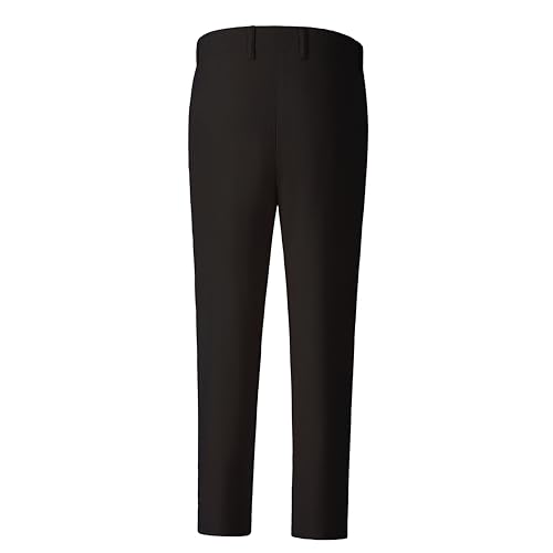 Boys' Linen Pants Lightweight Flat Front Dress Pants Kids School Uniform3