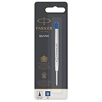 Parker Ballpoint Refill Blue Broad Blister