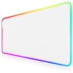CSL-Computer – TITANWOLF - RGB Gaming Mauspad - LED Schreibtischunterlage -
