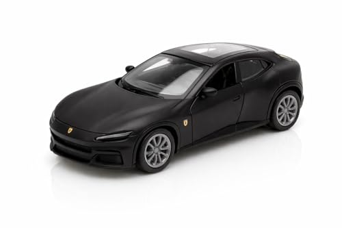 Image of 1:36 Scale Ferrari Sport Toy Car - DieCast Alloy Pull Back Toy Vehicle with Openable Doors, Realistic Detailing Sports Car Model for Kids, Boys & Collectors【Color As Per Stock】