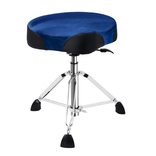 AKLOT Hydraulic Drum Throne - Adjustable Suede Seat