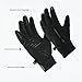 Qinlenyan 1 Pair Winter Cycling Gloves Windproof Waterproof Touchscreen Gloves Anti-Slip Thermal Gloves Cold Weather Gloves for Men Women Full Finger Motorcycle Riding Gloves Black M