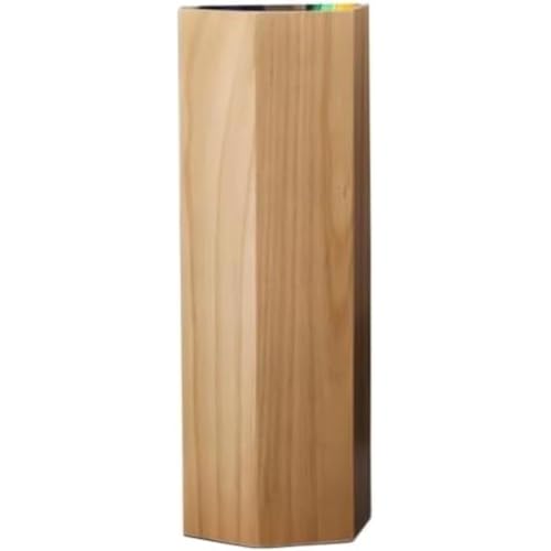 WhiteForest 木製 傘立て スリム 倒れない 19×50cm トレー付き 玄関 傘スタンド 長傘/野球バット/ゴルフクラブ利用可能 玄関収納 屋外おしゃれ 多機能 業務用 傘バケツ 人格 ノルディック 本物の傘立て 和風 レトロ 家 クリエイティ