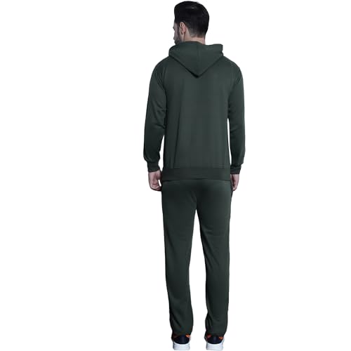 Image of Mack Jonney Printed Round Neck Cotton Fleece Track Suit for Men (Pack of 2)(Kangaroo Pockets)-MACK51565