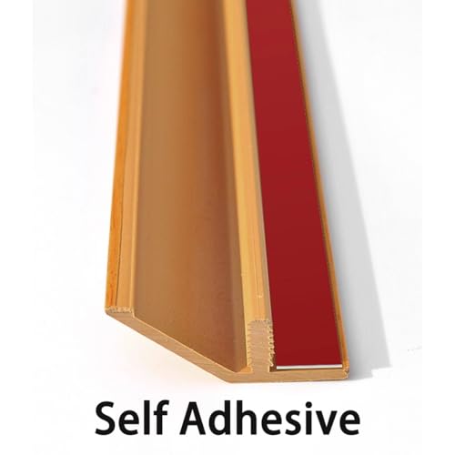 Bande de transition de sol contre les dénivelés dangereux chêne blanc 4pcs