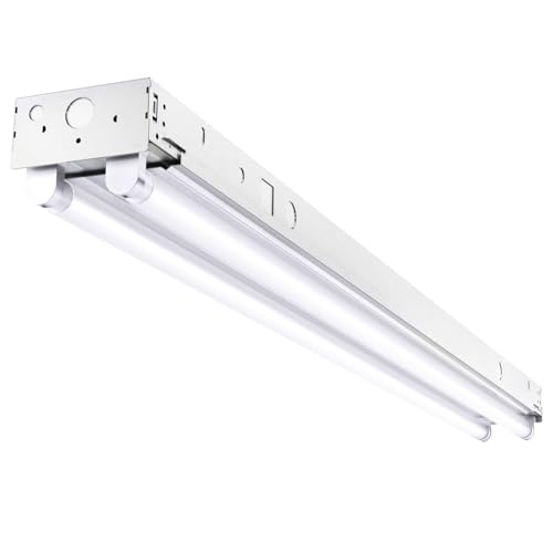 Sunco 4FT LED Strip Light, Workshop Garage Ceiling Lights, Holds