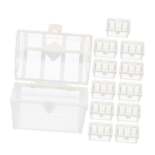 ROMISBABA 12 Piezas Caja de Dulces Transparente Diseño Cofre para Fiestas Cumpleaños y Regalo Caja para Chocolates y Embalaje Práctico para Detalles y Decoración