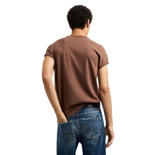 Pepe Jeans Original Basic 3N T-Shirt für Herren, Braun, Größe M – Ansicht 2