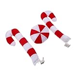 VINTORKY クリスマス装飾用カーアンテラー ノーズ 耐久ファブリック製 簡単