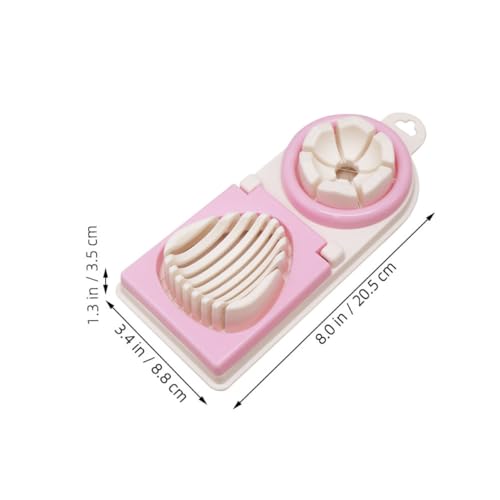 OFFIGAM 多機能ステンレス製エッグスライサー キッチン用硬ゆで卵 イチゴ マッシュルーム対応 設計で丈夫な調理補助ツール 家用切蛋器