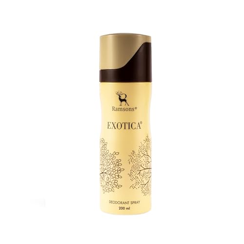 Image of Ramsons - EXOTICA Deodorant Spray | 200 ML | Body Perfume For Women | TN - Plum, Peach, Orange Blossom, Leafy Green | MN - Honey, Jasmine, Rose, Lily of the valley | BN - Vanilla, Woody