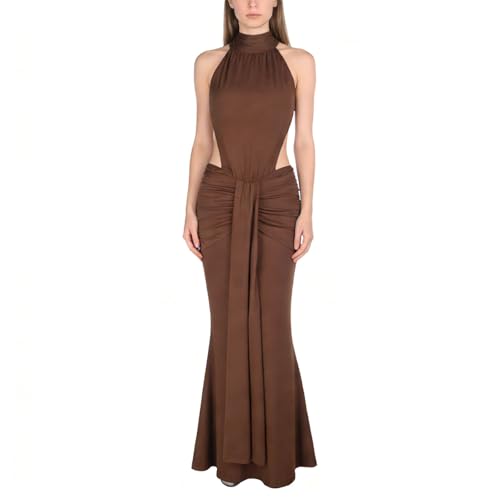 Robe longue moulante dos nu galbante pour sublimer vos courbes